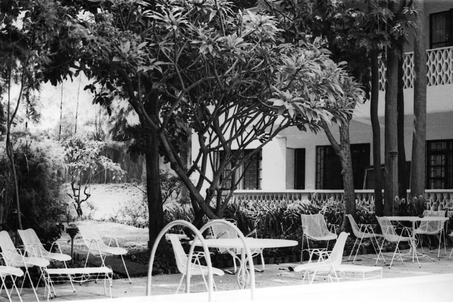 A civic building in Kigali photographed in 1977, the year SAR was founded