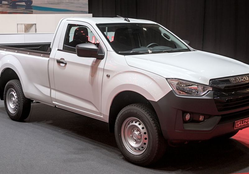 Isuzu D-Max pickup truck, single cab